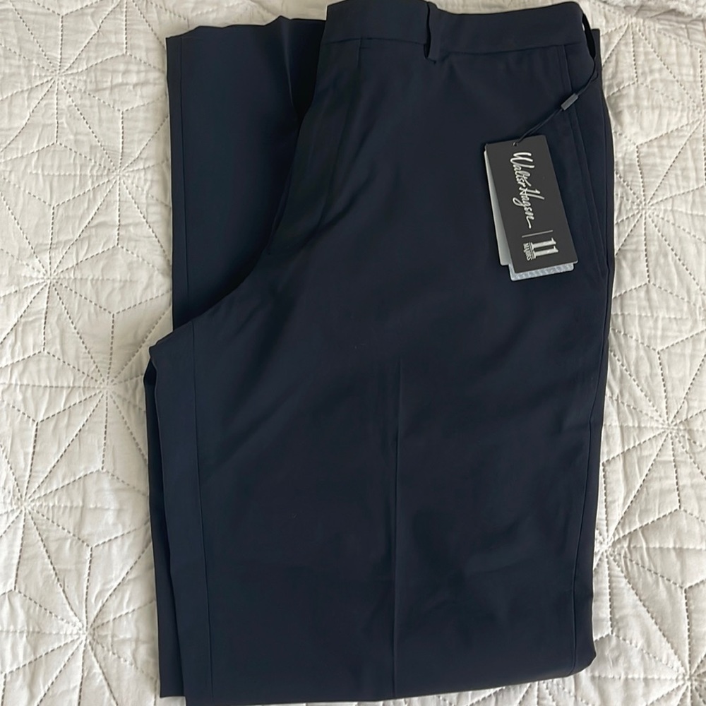 Mens Black Golf Pants
